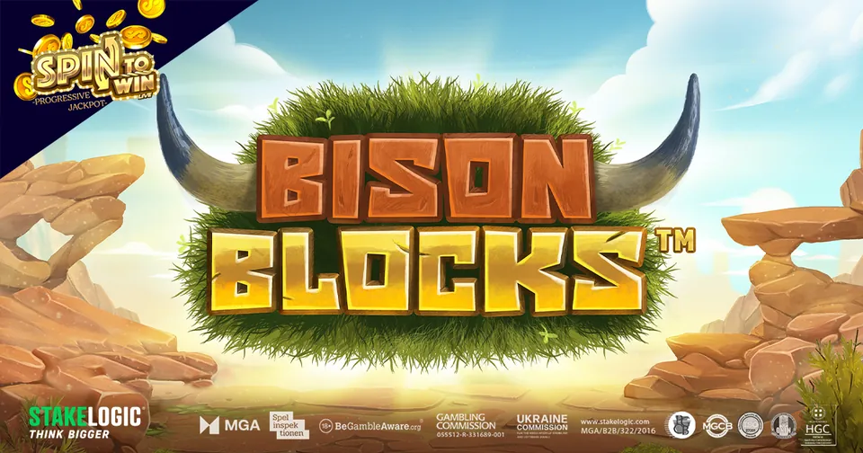 Bison Blocks slot (Stakelogic)