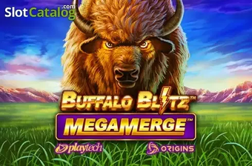 Buffalo Blitz Mega Merge slot (Playtech Origins)