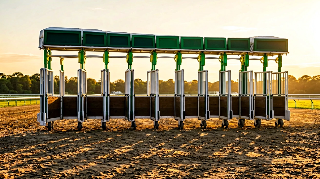 မြင်းပြိုင်ပွဲ starting gate