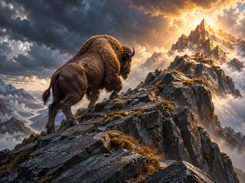Charge Bison Ascent — သရုပ်ဖော်ပုံ